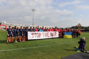 fp rugby  vs holanda stop war