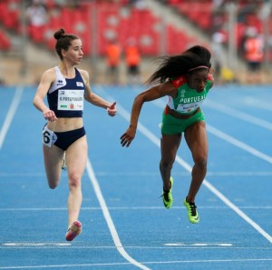 Lorene Bazolo bronze Atletismo