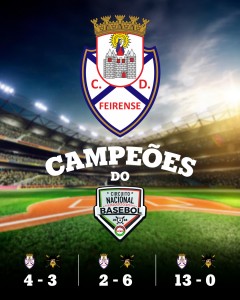 Feirense vs Piratas final 2023 baseball