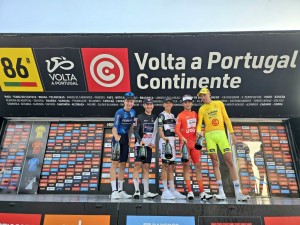 Podium quarta etapa 86 volta a portugal