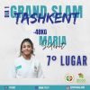 Maria Siderot em 7º lugar no Gran Slam de Tashkent, no Judo