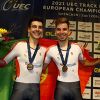 Iúri Leitão e Rui Oliveira conquistaram o bronze no europeu de ciclismo em pista