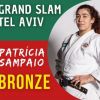 Patrícia Sampaio conquistou bronze em Israel