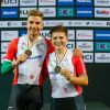 Maria Martins e Ivo Oliveira conquistaram bronze no Mundial de Ciclismo de Pista em França