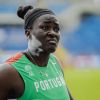 Auriol Dongmo entre a prata e o bronze, mas acabou no quarto lugar no mundial de Atletismo