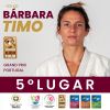 Bárbara Timo conquistou 5º lugar no Grand Prix Portugal de Judo