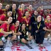 Seleção feminina nas qualificações para o Mundial de Andebol’2026